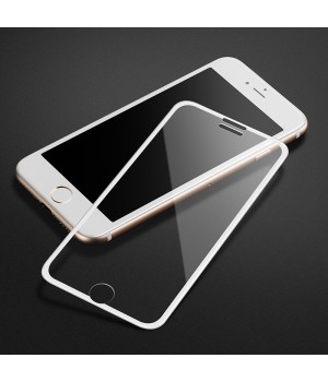 Защитное стекло Apple iPhone 6+ / 7+ / 8+ 9D (Белое)