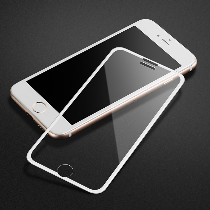 Защитное стекло Apple iPhone 6+ / 7+ / 8+ 9D (Белое)
