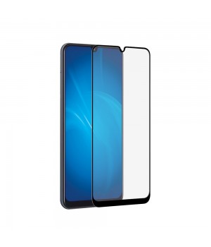 Защитное стекло Samsung A10 / A10S Полный экран (Черное)
