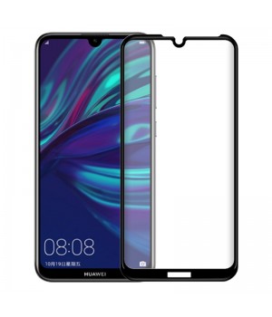 Защитное стекло Huawei Honor 8A / 8A Pro /Y6 2019/ Y6S Полный экран (Черное)