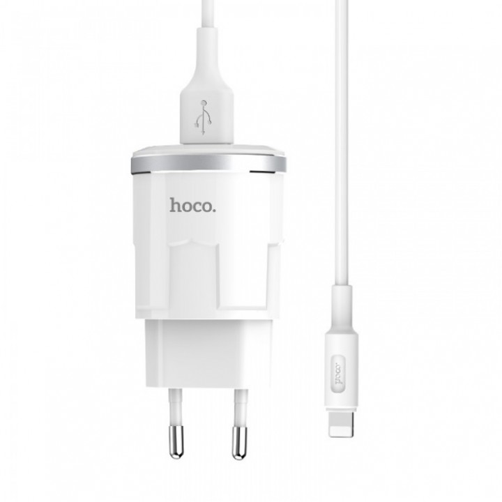Сетевое Зарядное Устройство Hoco C37A Thunder Power Apple Lightning (2,4A)