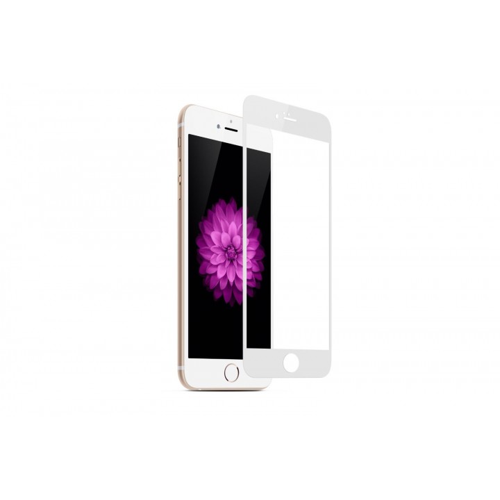 Защитное стекло Apple iPhone 6 6D (Белое)