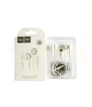 Гарнитура Hoco L10 Acoustic Type-C Wired Earphones