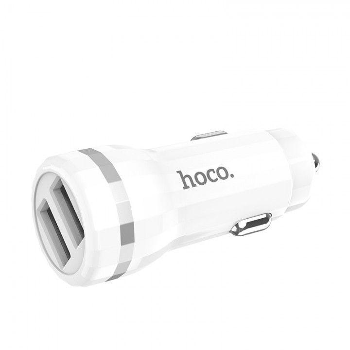 АвтомоБильное Зарядное Устройство с 2 USB (2,4A) Hoco Z27 Staunch
