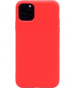 Крышка Apple iPhone 11 Pro Max Breaking Soft Touch (Красная)