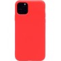 Крышка Apple iPhone 11 Breaking Soft Touch (Красная)