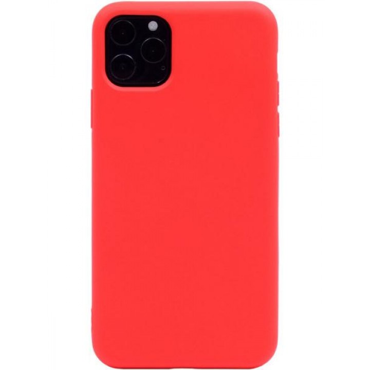 Крышка Apple iPhone Xs Max (6,5) Breaking Soft Touch (Красная)
