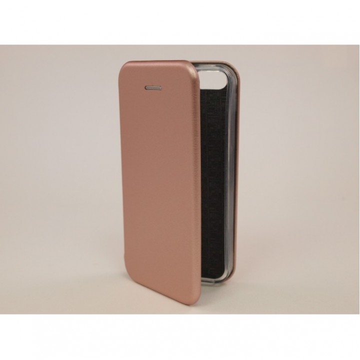 Чехол-книжка Apple IPhone 6 Бок Круглые края (Розовое Золото)