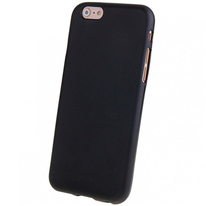 Крышка Apple iPhone 6 / 6s Силикон Gelios Матовый (Черный)