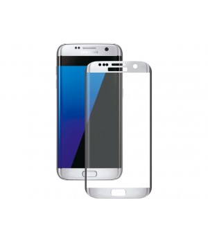 Защитное стекло Samsung G935 (Galaxy S7 Edge) Изогнутое (СереБро)