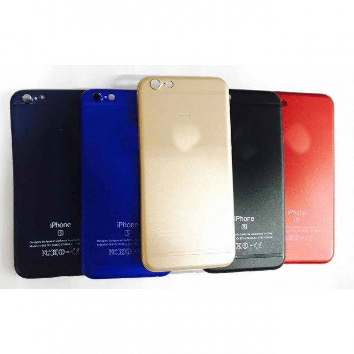 Крышка Apple iPhone 6 / 6s Ультратонкая с Лого (Красная)
