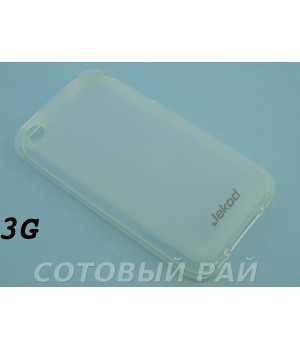 Крышка Apple iPhone 3G/3Gs Jekod силикон (Белая)