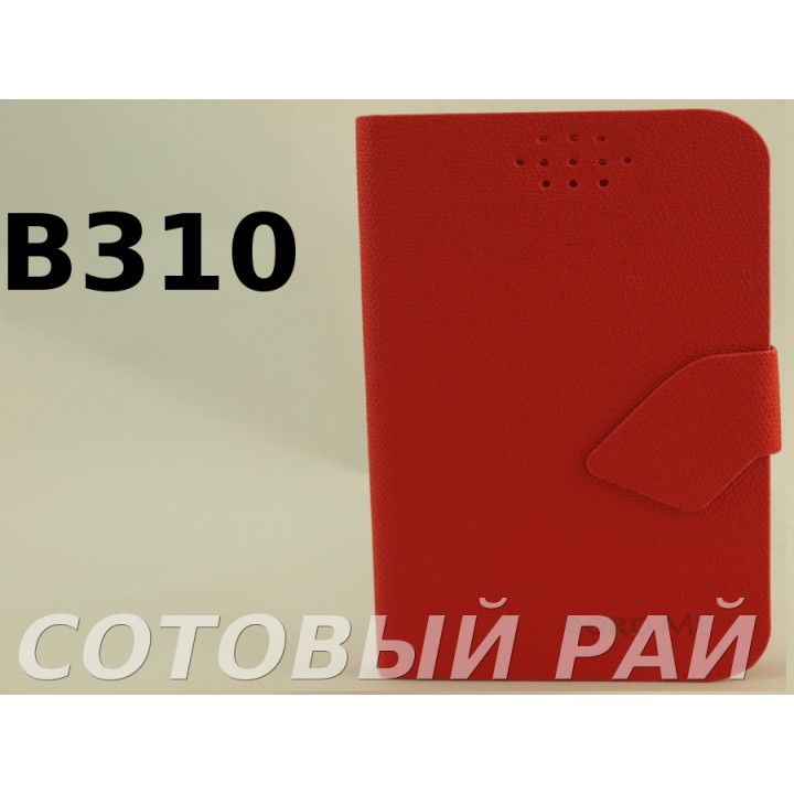 Сумка-книжка Унив B310 (Присоски) Размер 4,5-5,0 Красная