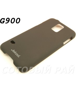 Крышка Samsung G900 (S5) Jekod пластик (Черная)