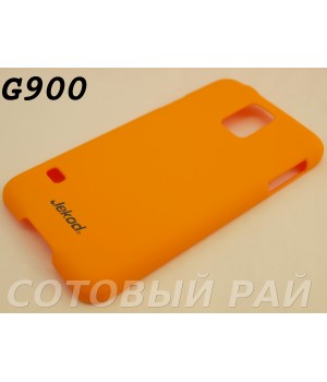 Крышка Samsung G900 (S5) Jekod пластик (Желтая)