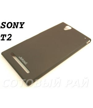Крышка Sony Xperia T2 Ultra (D5322) Jekod пластик (Черная)