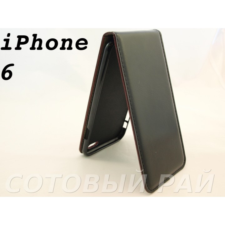 Чехол-книжка Apple IPhone 6 Silikon (Черный)