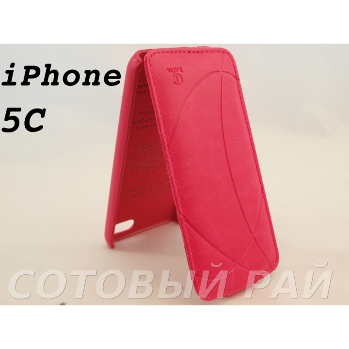 Чехол-книжка Apple iPhone 5C Rada Elite (Розовый)