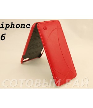 Чехол-книжка Apple IPhone 6 Brauffen Elite (Красный)