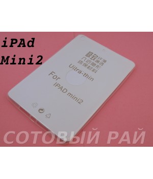 Крышка Apple iPad Mini2 Силикон Tpu (Прозрачная)