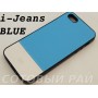 Крышка Apple iPhone 5/5S  I Jeans ГолуБая