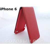Чехол-книжка Apple IPhone 6 Silikon (Красный)