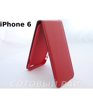 Чехол-книжка Apple IPhone 6 Silikon (Красный)