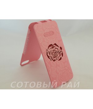 Чехол-книжка Apple iPhone 5/5S U-Link (Роза Розовая)