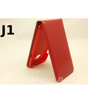 Чехол-книжка Samsung J100f (J1) Silikon (Красный)