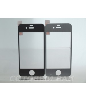 Защитное стекло Apple iPhone 4/4S Алюминиевая накладка