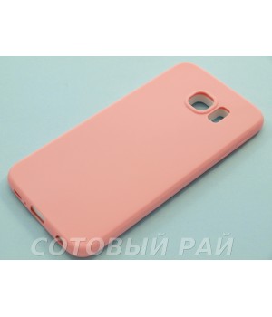 Крышка Samsung G920f (S6) Силикон Paik (Розовая)
