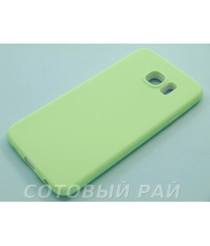 Крышка Samsung G920f (S6) Силикон Paik (Зеленая)