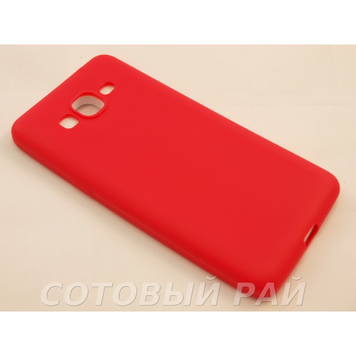 Крышка Samsung G530 (Grand Prime) Paik Силикон (Красная)