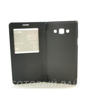 Чехол-книжка Samsung A700f (A7) Flip Cover (Черный)
