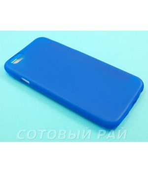 Крышка Apple iPhone 6 / 6s Силиконовая Just (Синяя)