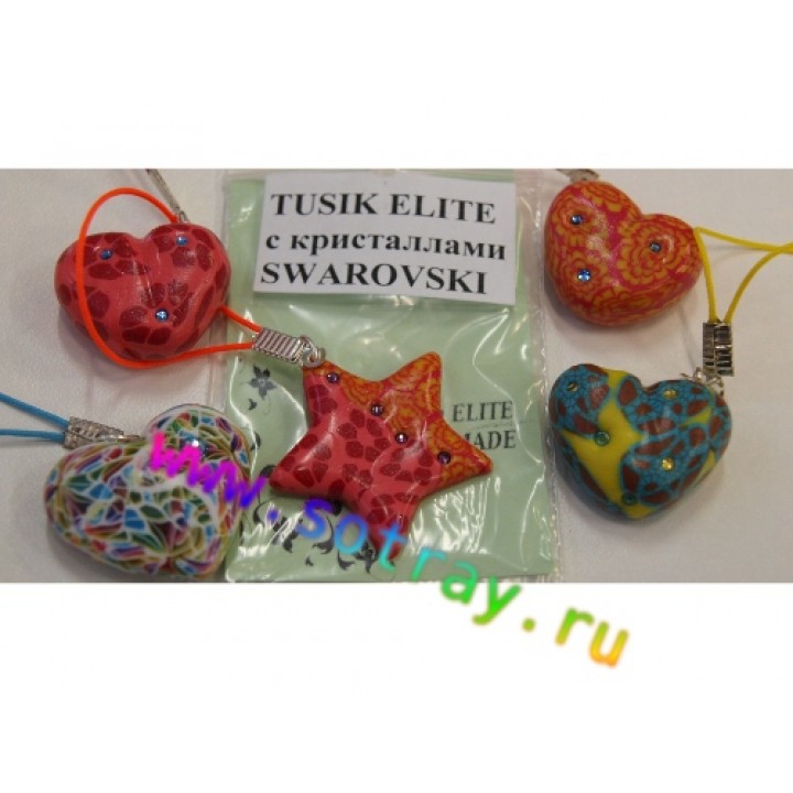 Брелок Tusik Elite с кристаллами Swarovski