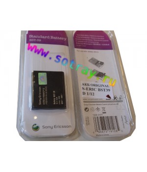 Аккумулятор Sony Ericsson BST-39 W910 , W380 , Z555 (920mAh) Original